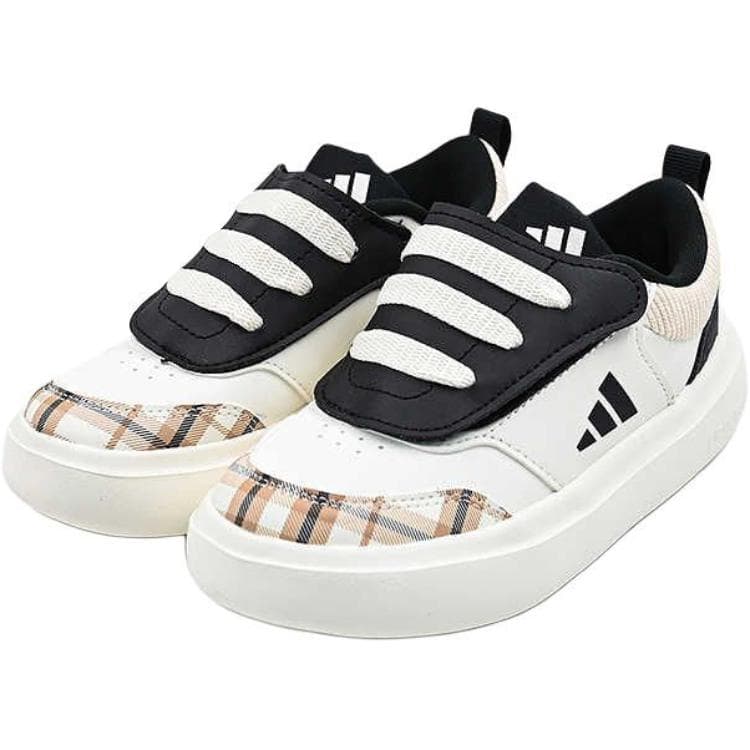 Adidas Park St Дышащие Низкие Кроссовки для Тренировок Белые Черные Детские - изображение 3