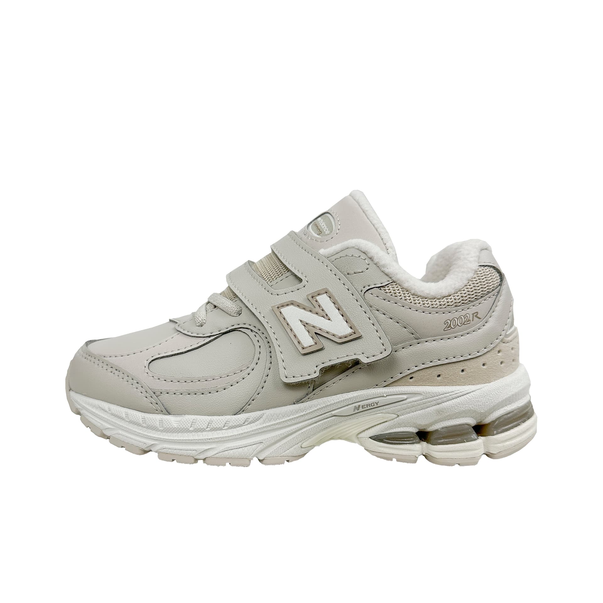 Кроссовки New Balance NB 2002R Амортизация Износостойкий Низкий Топ Детская Беговая Обувь Бежево-Серый Малыш - изображение 1