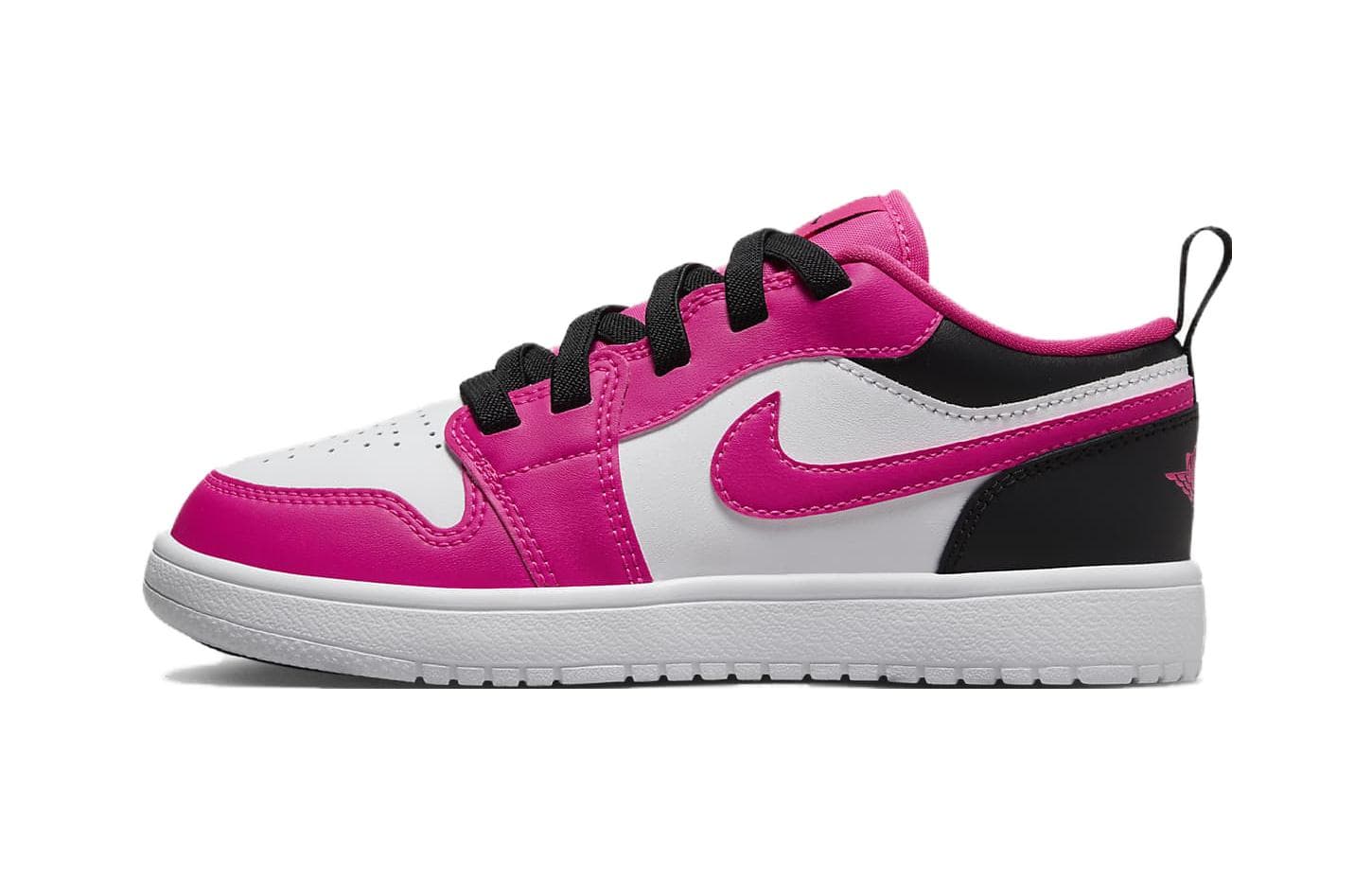 Кроссовки для баскетбола Jordan Air Jordan 1 Low Alt Slip-Resistant Низкие Детские Баскетбольные Кроссовки Розовые Черные - изображение 1