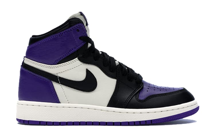 Кроссовки для баскетбола Jordan Air Jordan 1 Retro High Court Purple GS - изображение 7