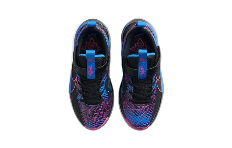 Кроссовки для баскетбола Nike Freak 5 Устойчивые к истиранию Низкие Детские Баскетбольные Кроссовки Черный Синий Розовый Малыш - изображение 4