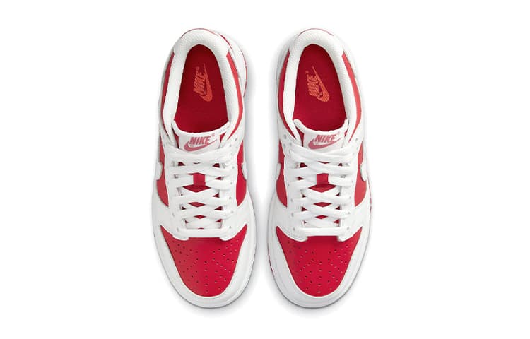 Кроссовки Nike Dunk Low University Red GS - изображение 8
