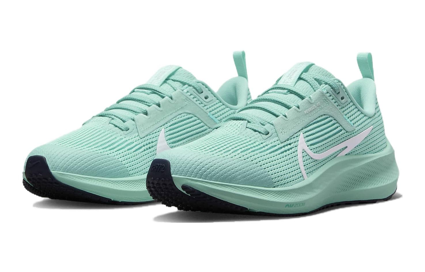 Кроссовки Nike Air Zoom Pegasus 40 Противоскользящие Амортизирующие Устойчивые к износу Низкие Беговые кроссовки Зеленые Унисекс - изображение 3