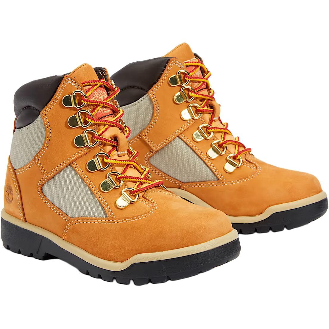 Timberland Противоскользящие Износостойкие Детские ботинки Желтые для малышей - изображение 4