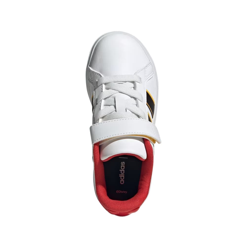 Кроссовки Adidas x Disney Mickey Mouse Лоу-топы Детские беговые кроссовки Облачный белый Основной черный Детский - изображение 4