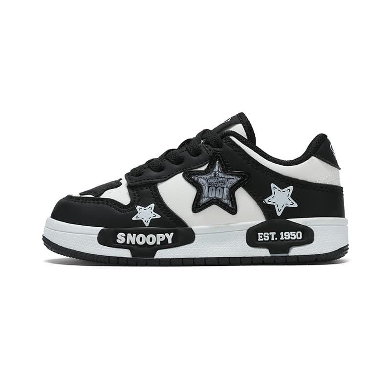 Кроссовки SNOOPY Xingji Skateboard Устойчивый к истиранию и противоскользящий низкий верх для детских скейтбордов для детей - изображение 1