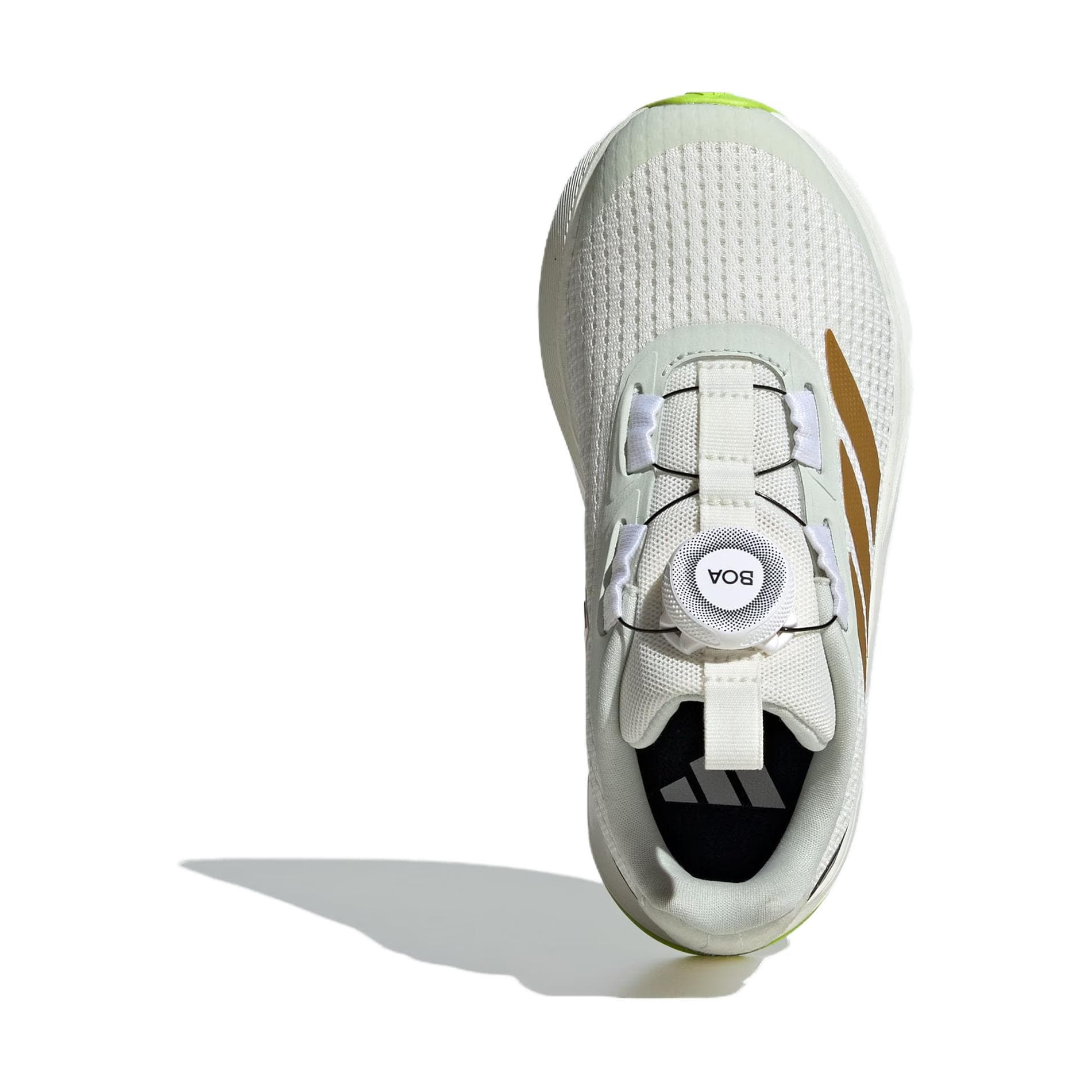 Кроссовки Adidas Duramo Sl Устойчивый к истиранию Дышащий Низкий Верх Детская Беговая Обувь Белый Зеленый Малыш - изображение 6