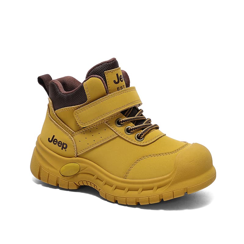 Кроссовки Jeep Artificial Suede Soft and Comfortable с флисовой подкладкой на молнии детские повседневные туфли светло-коричневый - изображение 7