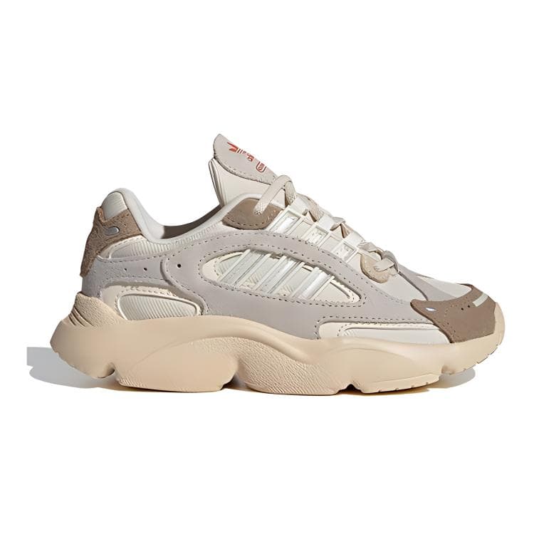 Кроссовки Adidas Originals Ozmillen Амортизация Дышащий Отводящий Влагу Низкий Топ Детская Обувь для Повседневной Жизни Экрю Малыш - изображение 2