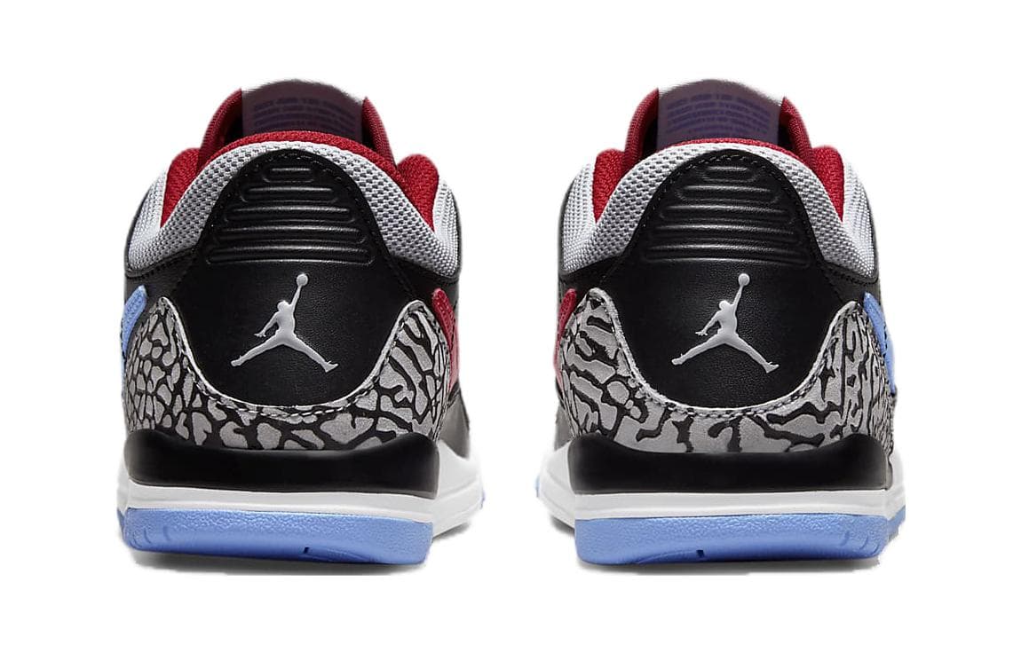 Кроссовки для баскетбола Jordan Legacy 312 Удобные и прочные противоскользящие детские баскетбольные кроссовки низкой высоты черный синий белый для детей от 3 до 7 лет - изображение 5