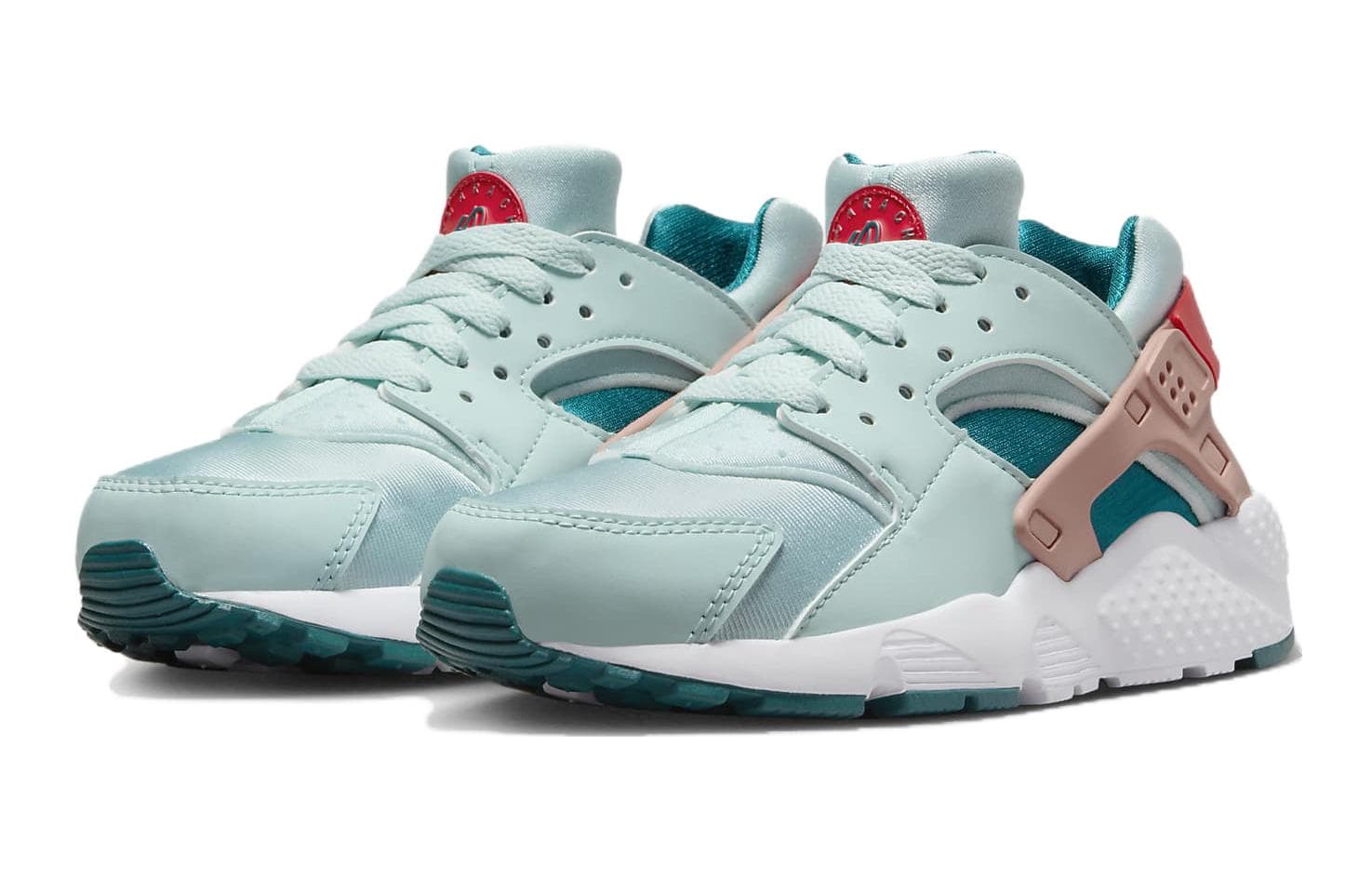 Кроссовки Nike Huarache Run Амортизация Низкий Топ Детские Беговые Кроссовки Зеленый Подростки - изображение 3