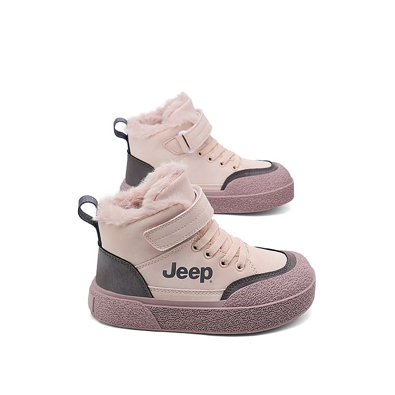 Кроссовки Jeep С флисовой подкладкой Спортивный Удобный На липучке Амортизация Износостойкие детские повседневные туфли - изображение 6