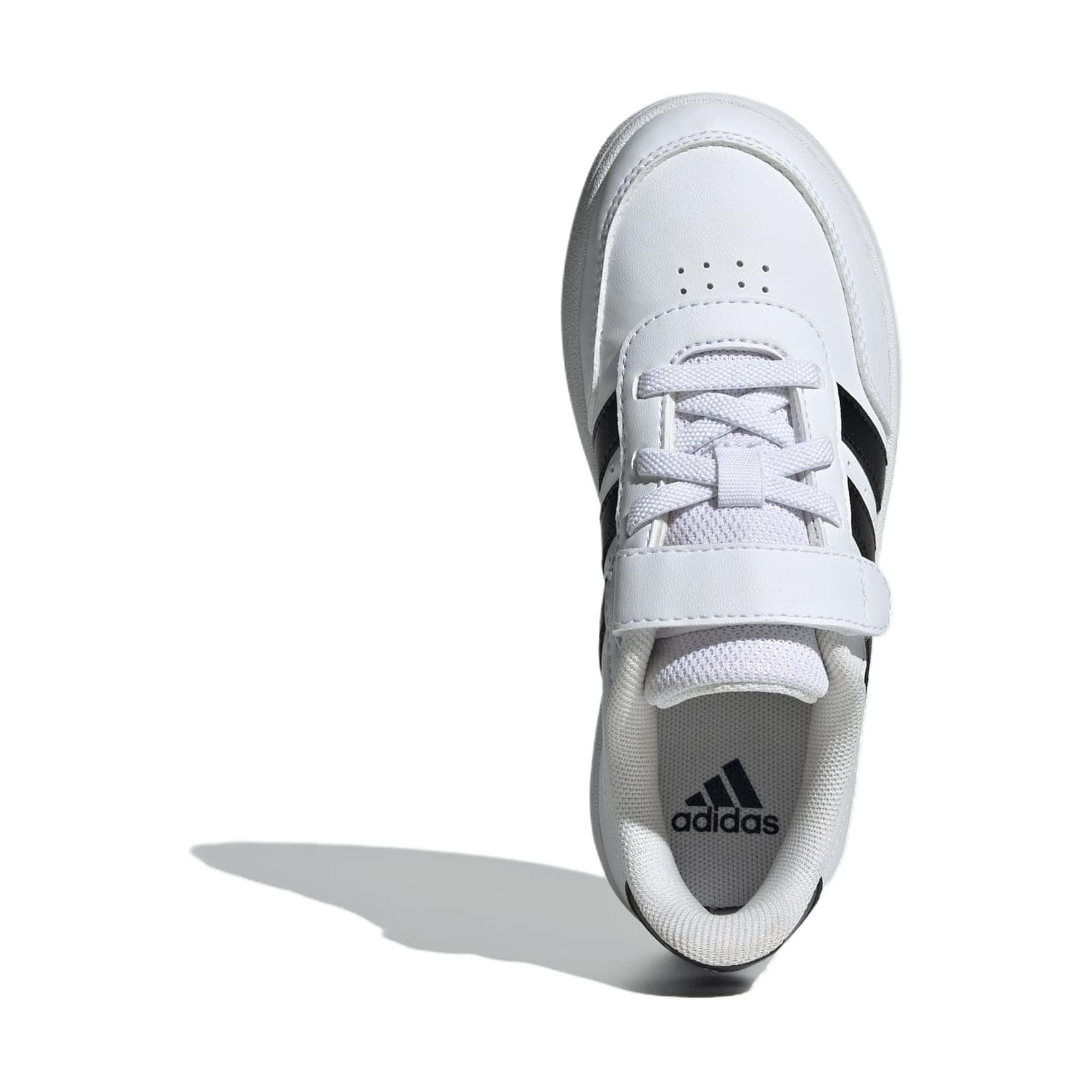 Кроссовки Adidas BREAKNET 2,0 Противоскользящая Анти-КИК Низкий Верх Детская Скейтбординг Обувь Белая Малыш - изображение 5