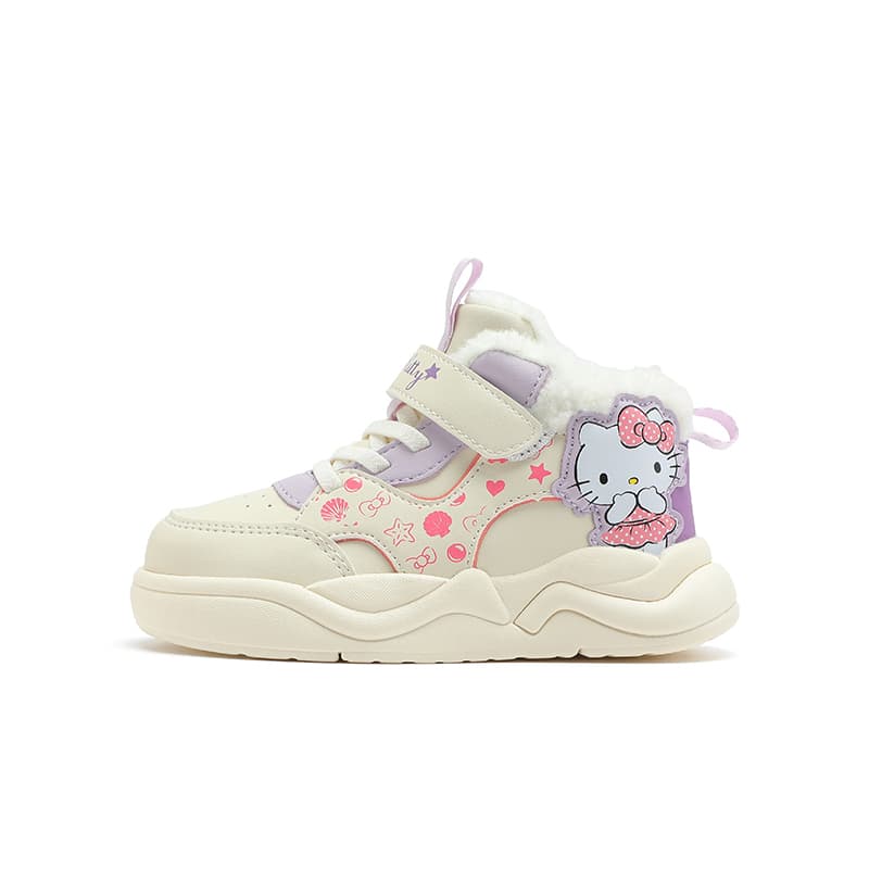 Кроссовки Sanrio Hello Kitty Мультяшные удобные противоскользящие амортизирующие износостойкие дышащие легкие кроссовки мид-топ для детей и подростков - изображение 1