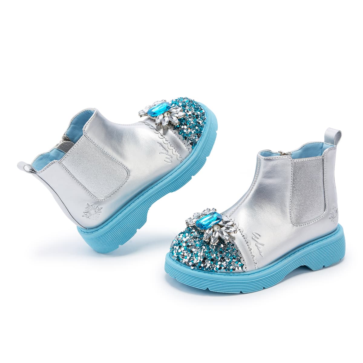 DISNEY FROZEN Элегантность Мода Блестки Кристалл С флисовой подкладкой Снежное поле Устойчивый к истиранию Термический - изображение 3