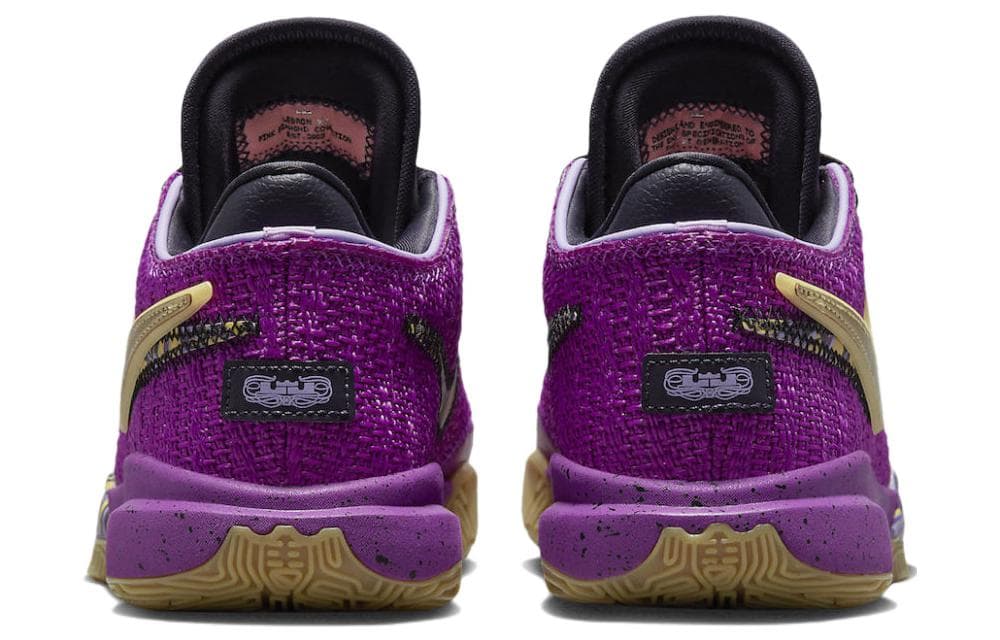 Кроссовки для баскетбола Nike LeBron 20 GS Vivid Purple - изображение 6