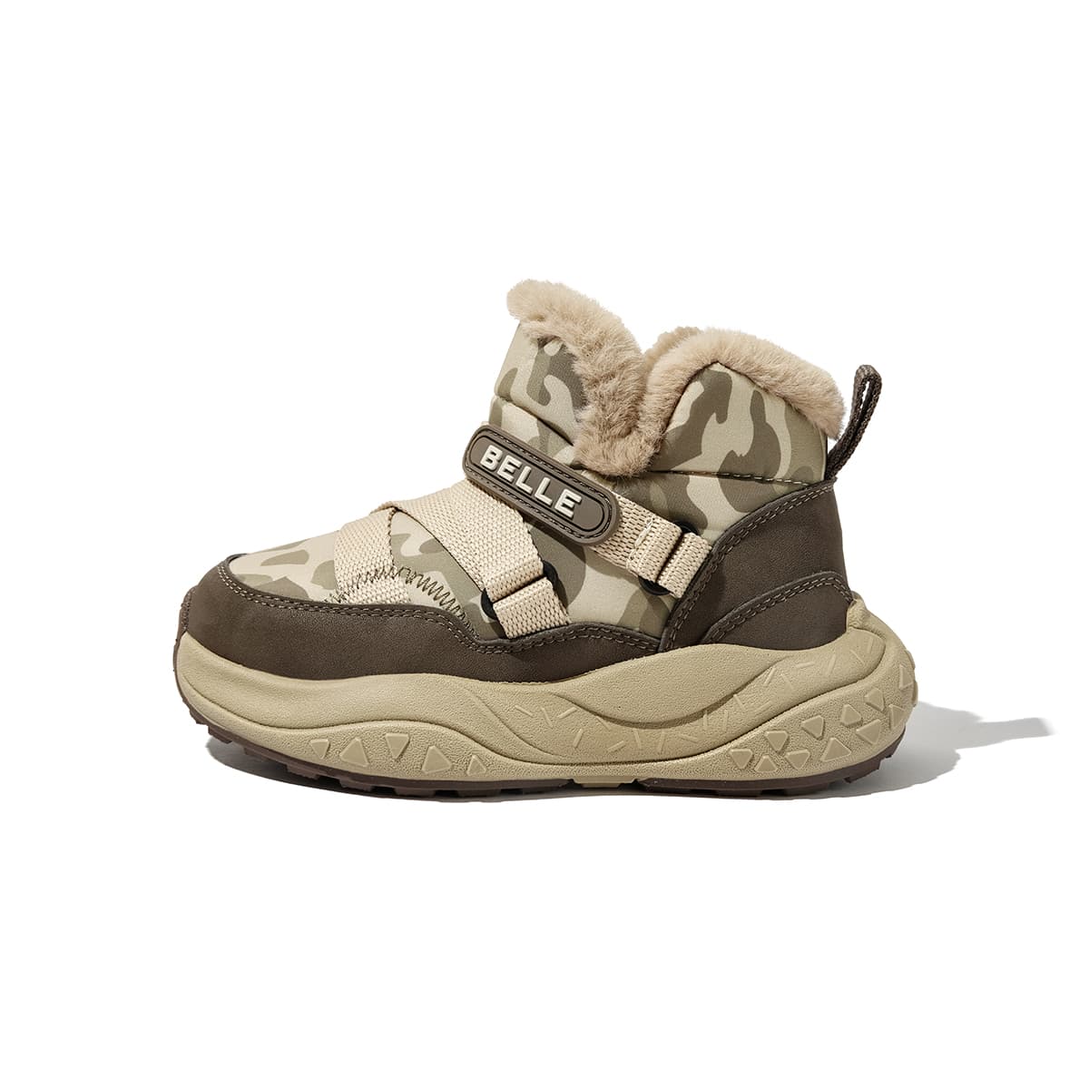 BELLE Детские зимние сапоги High Top Khaki Kids - изображение 1