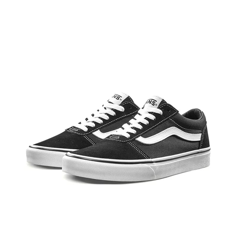 Кроссовки Vans Ward Low Топ Детский Скейтбординг Обувь Черный белый Подростки - изображение 3