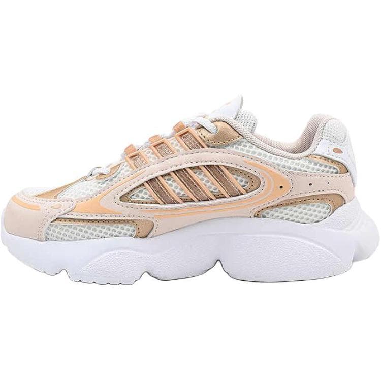 Кроссовки Adidas Originals Ozmillen Сетчатая ткань Амортизация и легкость Низкий топ Детская повседневная обувь Апельсин для детей - изображение 2