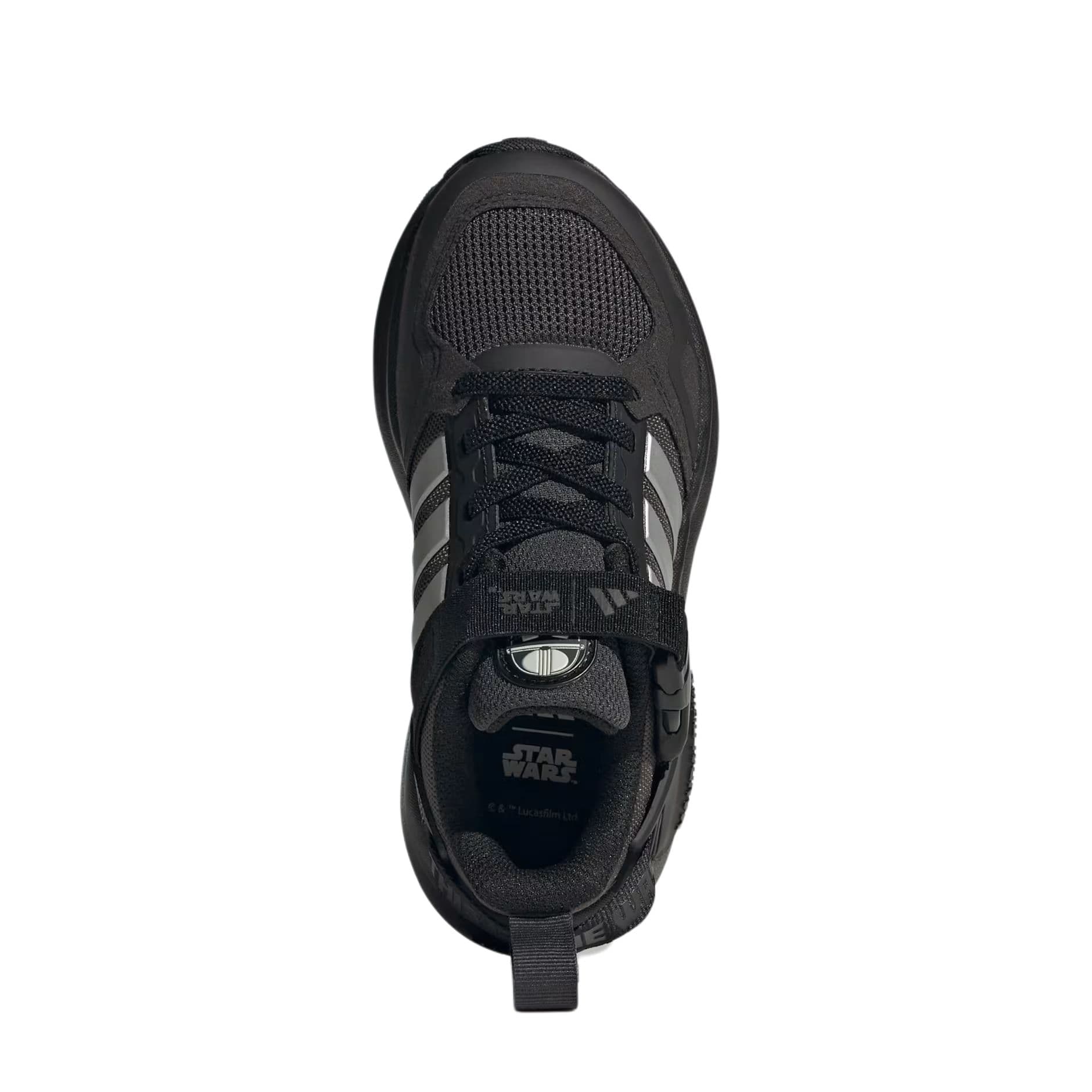 Кроссовки Disney x Adidas Runner Противоскользящие Устойчивые к истиранию Низкие Детские Беговые Кроссовки Черные Детские - изображение 4
