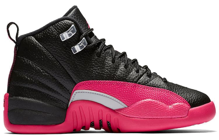 Кроссовки для баскетбола Jordan Air Jordan 12 Retro Black Deadly Pink GS - изображение 3