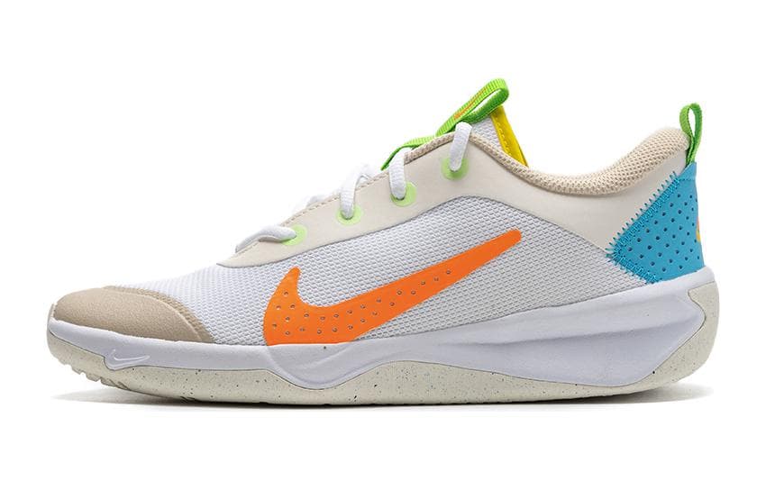Кроссовки Nike Удобные противоскользящие и устойчивые к истиранию низкие детские повседневные кроссовки Белый Оранжевый - изображение 1