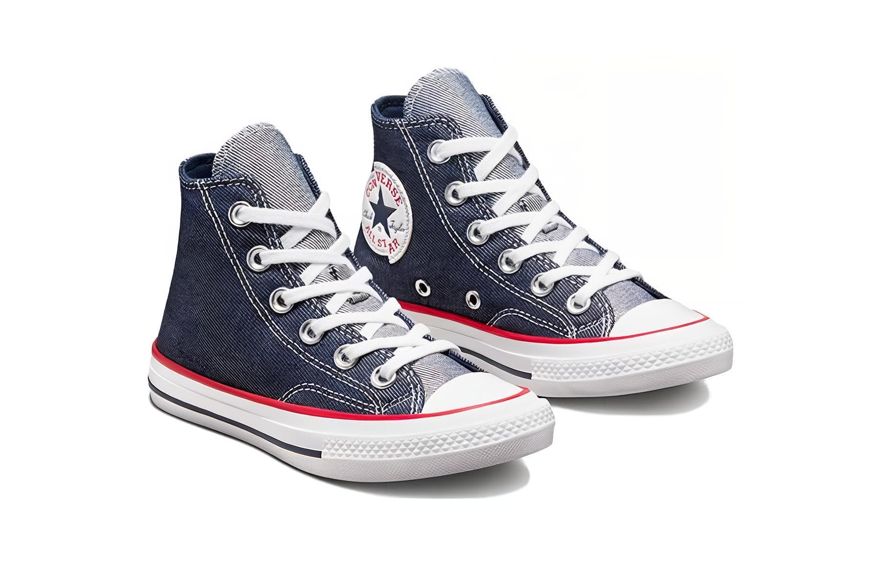 Converse Chuck 70 High Топ Детские Кеды Черный Белый Красный для Детей Возраст 3-7 Лет - изображение 3