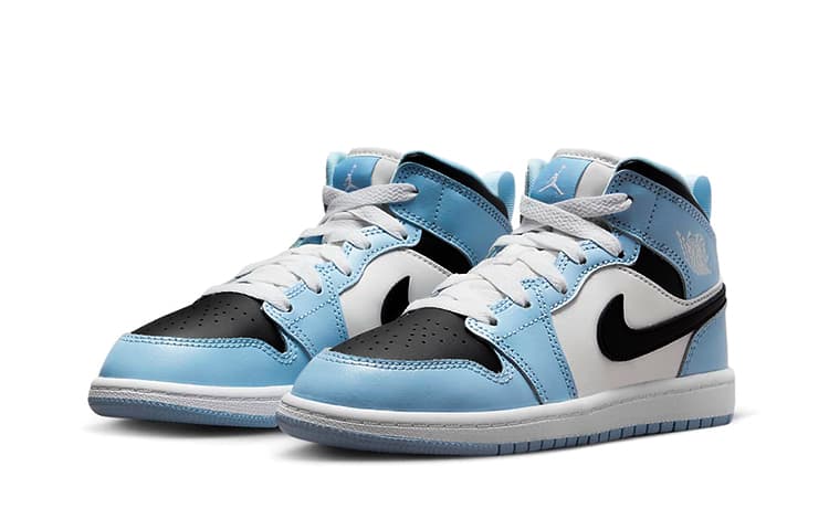 Кроссовки для баскетбола Jordan Air Jordan 1 Mid "Ice Blue" - изображение 4