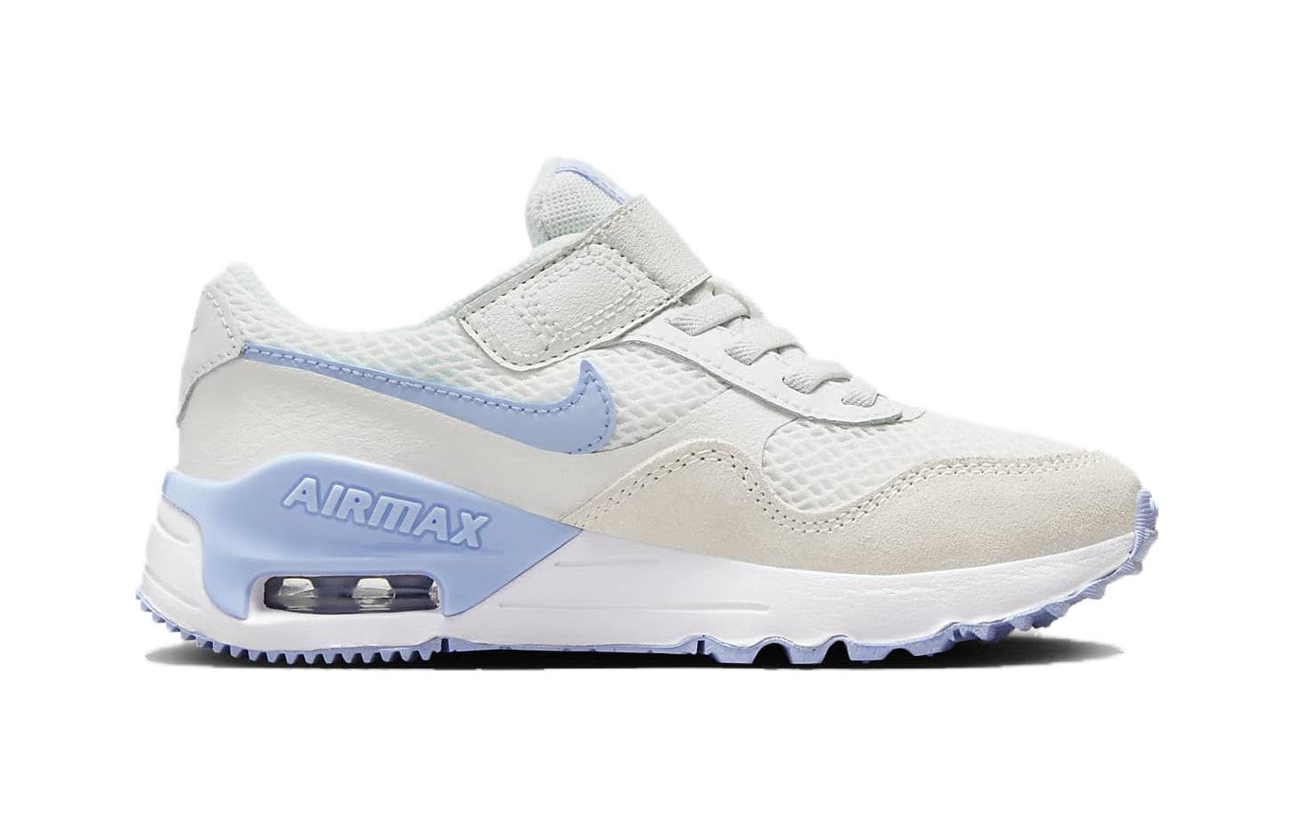 Кроссовки Nike Air Max SYSTM противоскользящие устойчивые к истиранию низкие детские беговые кроссовки белый и синий - изображение 2