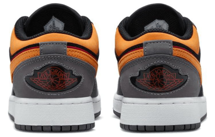 Кроссовки Jordan Air Jordan 1 Замша Противоскользящая Устойчивая к износу Низкий Топ Скейтборд Обувь Серый Унисекс - изображение 5