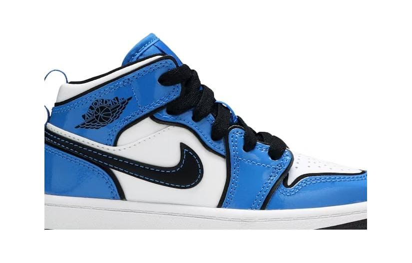 Кроссовки для баскетбола Jordan Air Jordan 1 Mid "Signal Blue" - изображение 2