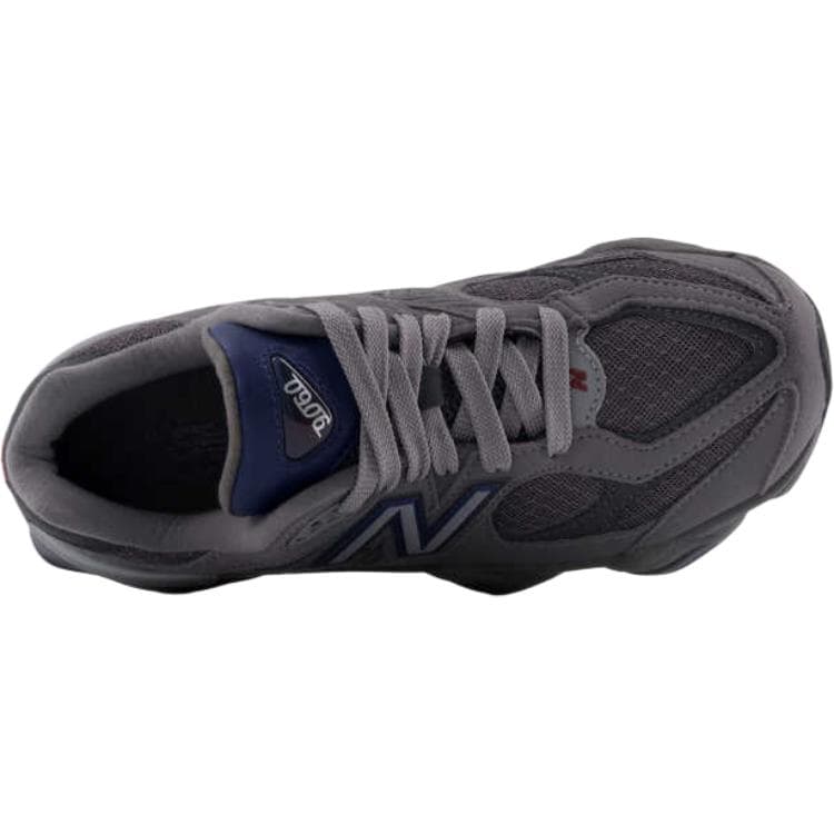 Кроссовки New Balance NB 9060 Ткань Удобные Устойчивые к истиранию Низкие Кроссовки для Беговых Занятий Детские Серые Унисекс - изображение 3