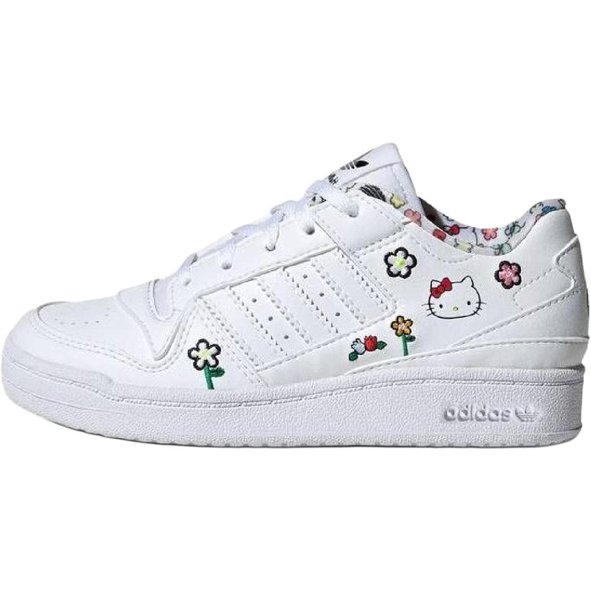 Кроссовки Hello Kitty X adidas originals FORUM Low Топ Скейтборд Кроссовки Белый Детский - изображение 1