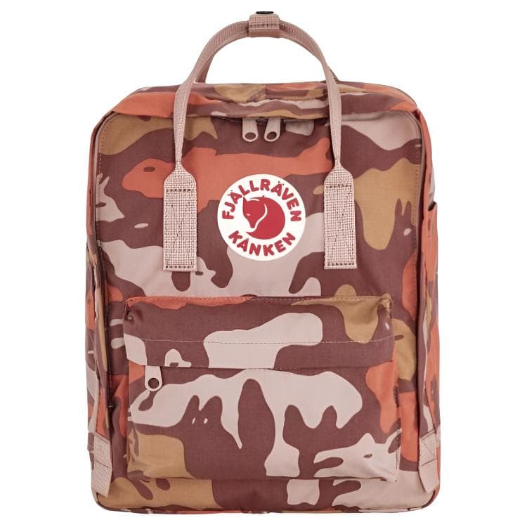 Fjallraven Kanken 7L Туристические сумки Полиэстер Волокно VS Органический Хлопок Розовый Цветок Розовый Унисекс - изображение 1