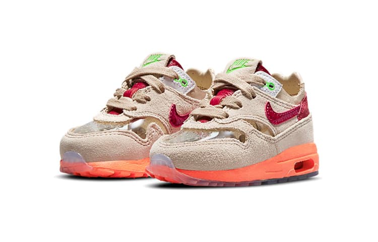 Кроссовки CLOT x Nike Air Max 1 "Kiss of Death" 2021 - изображение 5