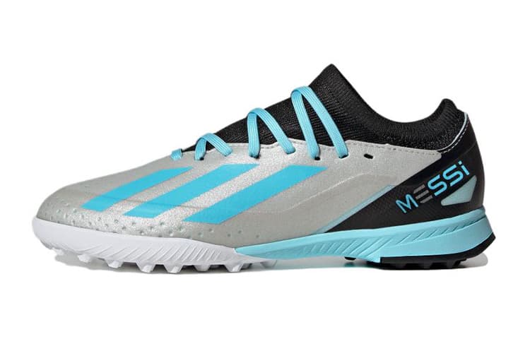Бутсы Adidas X CRAZYFAST Амортизация Низкие Детские Футбольные Бутсы Черный Серый Синий Малыш - изображение 1