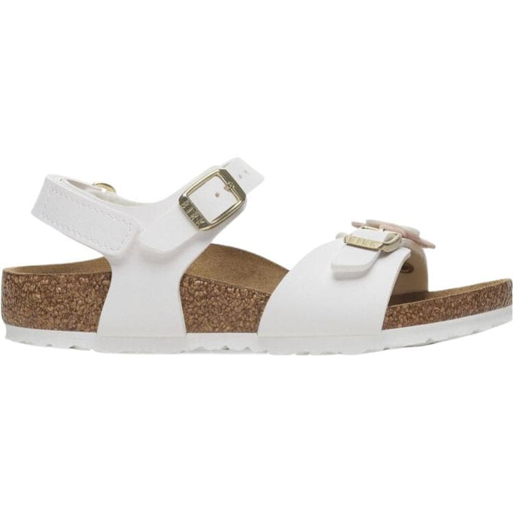 Сандалии Birkenstock Rio Противоскользящие Устойчивые к истиранию Низкие Детские Сандалии Белые - изображение 2