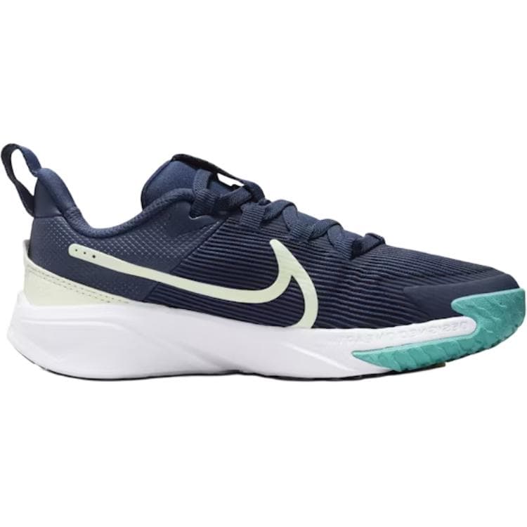 Кроссовки NIKE Star Runner 4 Low Топ Беговые кроссовки Морской синий Детский - изображение 2