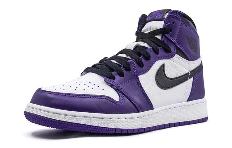 Кроссовки для баскетбола Jordan Air Jordan 1 "Court Purple" GS - изображение 8