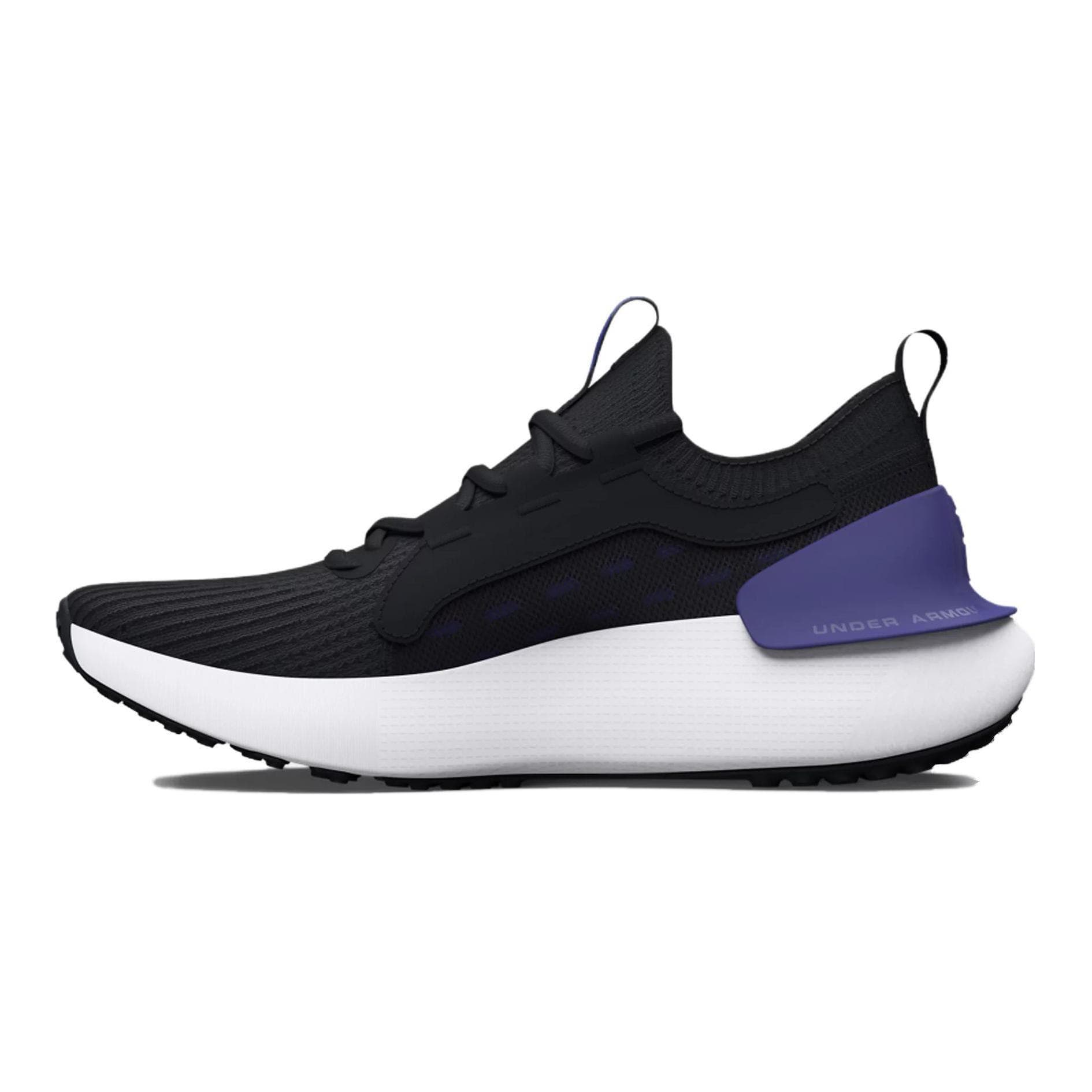 Кроссовки Under Armour HOVR Phantom 3 Амортизация Low Топ Детские беговые кроссовки Черно-фиолетовый Детский - изображение 1