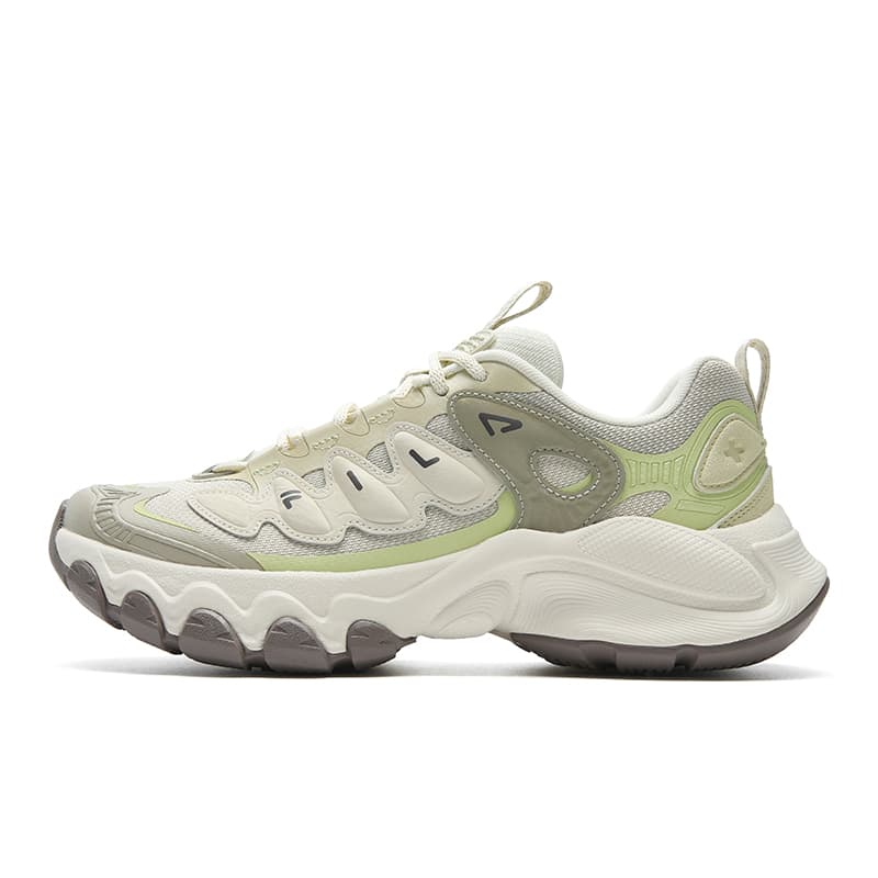 Кроссовки FILA Трюфель Низкие Кроссовки с Толстой Подошвой Женские Frosty Yellow Прилив Коричневый - изображение 1