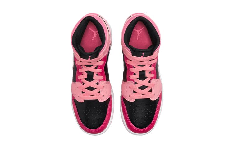 Кроссовки для баскетбола Jordan Air Jordan 1 Mid "Coral Chalk" GS - изображение 5