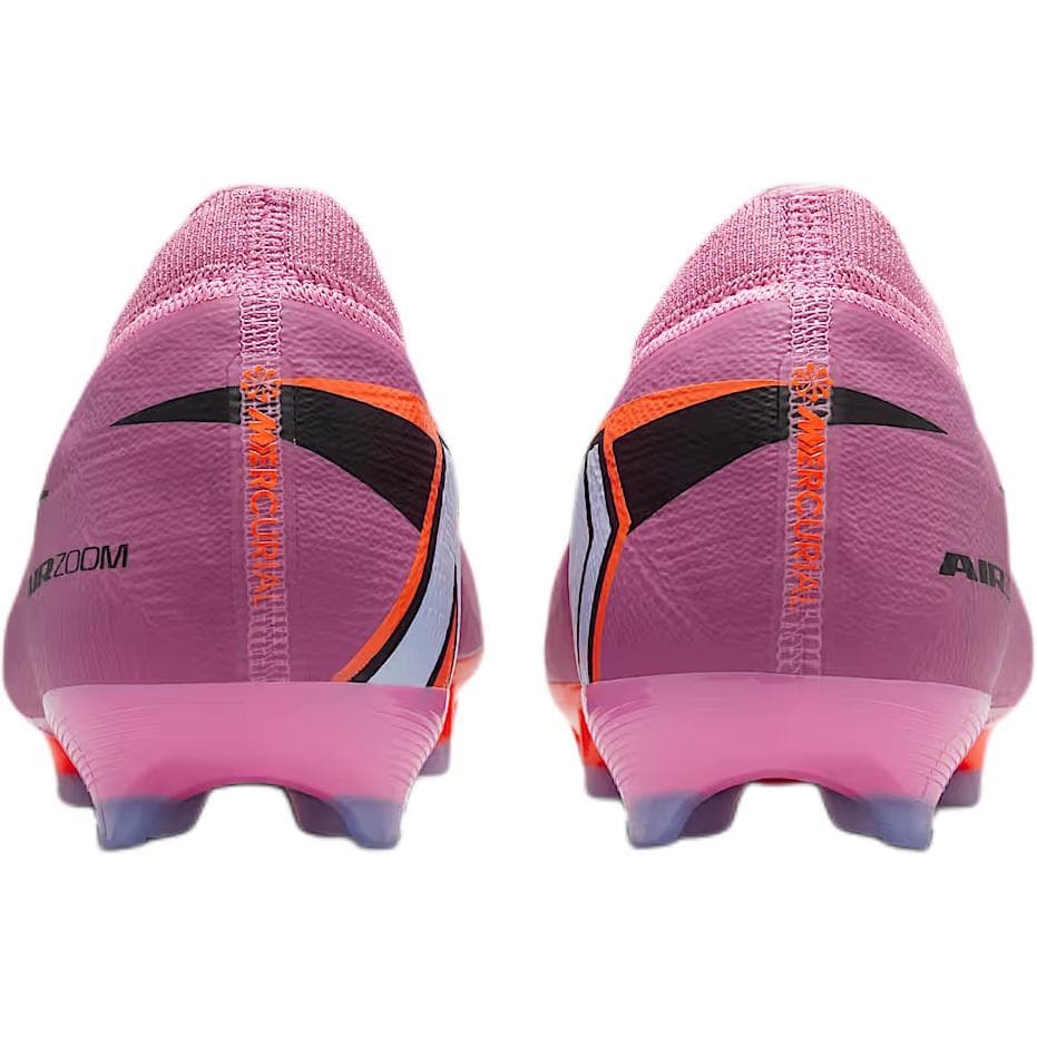 Бутсы NIKE Mercurial Vapor 16 Pro противоскользящие низкие футбольные бутсы розово-фиолетовые полностью темно-красные черные - изображение 4