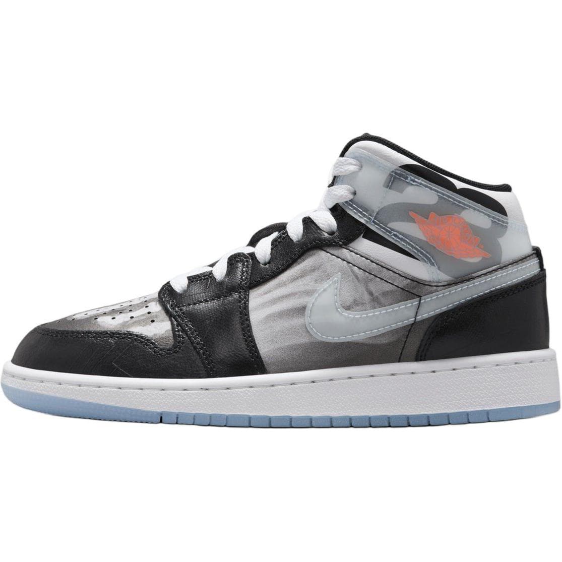 Кроссовки для баскетбола Jordan Air Jordan 1 Children's Баскетбольные кроссовки Черно-серый Детский - изображение 1