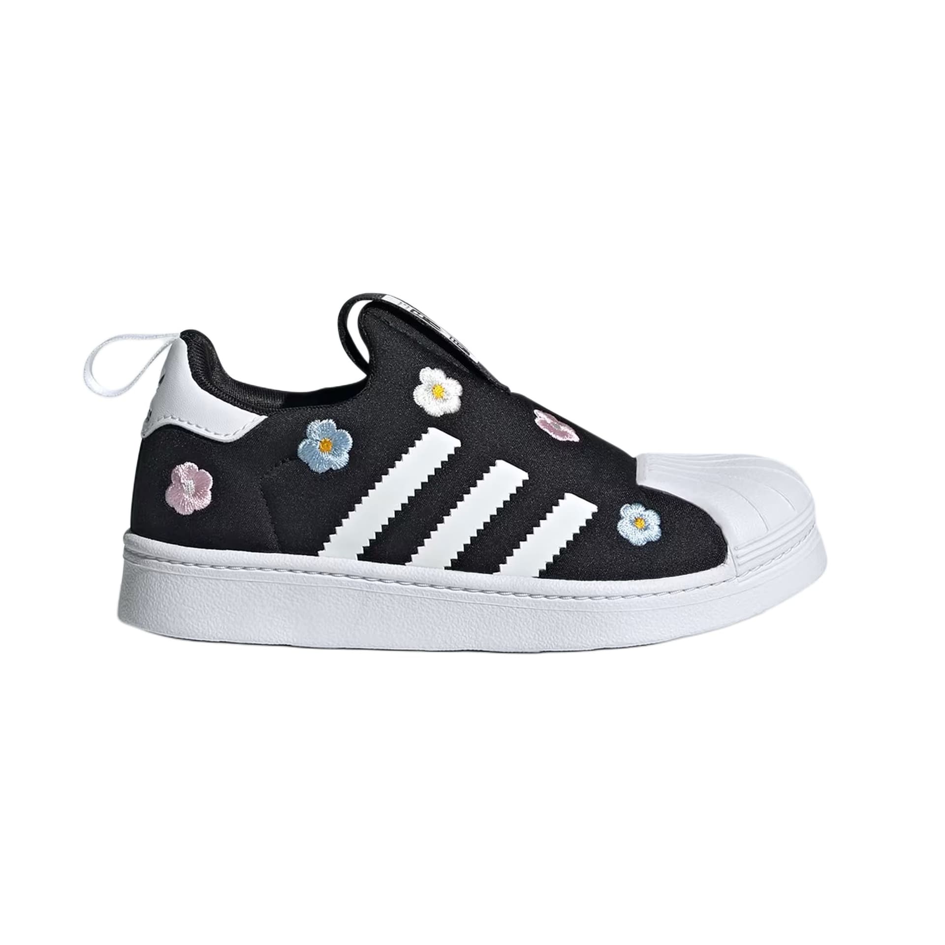 Кроссовки Adidas Originals SUPERSTAR 360 Устойчивые к истиранию Низкие Детские Лайфстайл Кроссовки Черные Детские - изображение 2