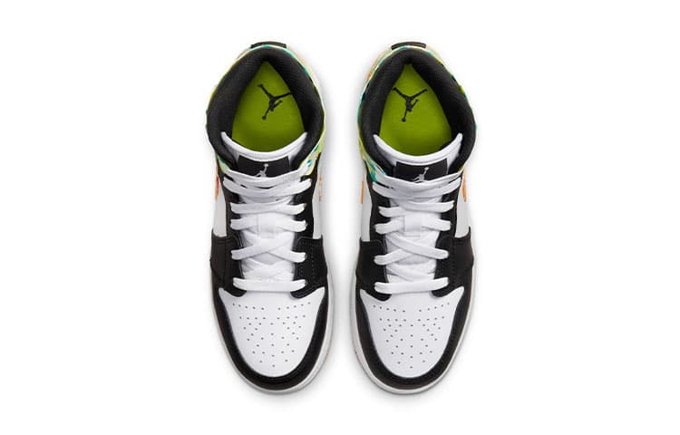 Кроссовки для баскетбола Jordan Air Jordan 1 Mid SE "Drip" GS - изображение 8