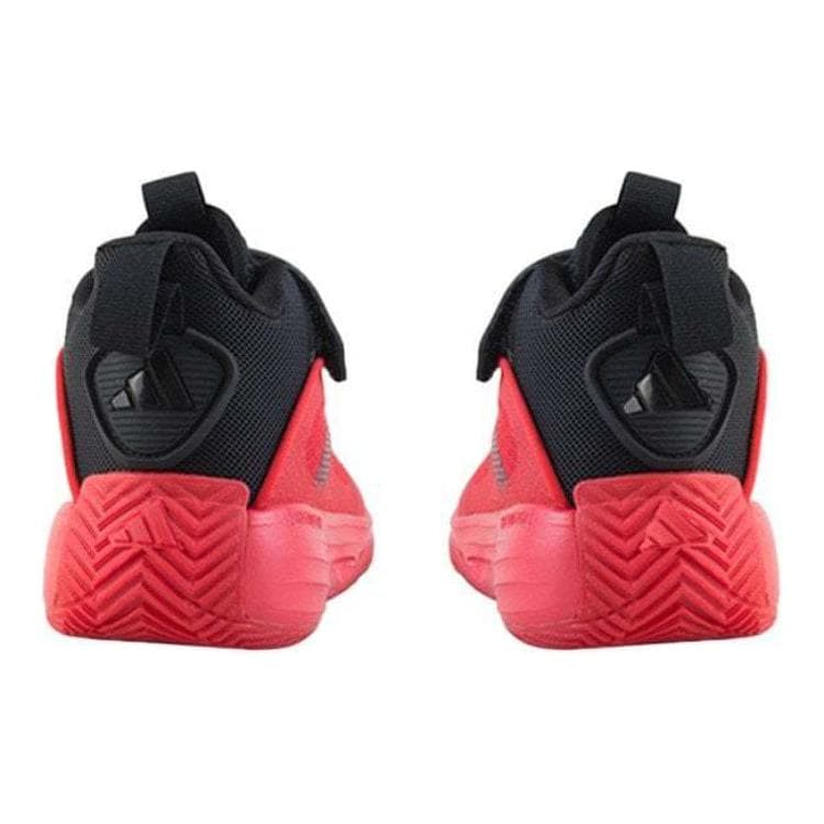 Кроссовки для баскетбола Adidas OwnTheGame 3,0 Устойчивый к истиранию MID Топ Детские Баскетбольные Кроссовки Красный Черный Малыш - изображение 3