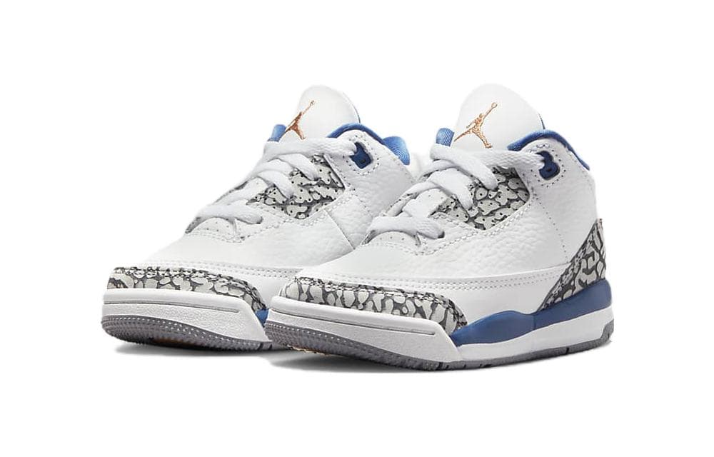 Кроссовки Jordan Air Jordan 3 Retro TD "White and True Blue" - изображение 3