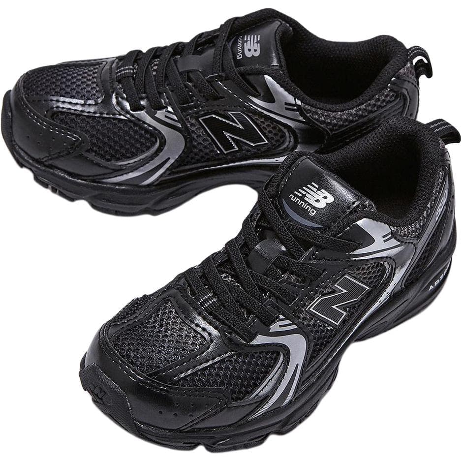 Кроссовки New Balance NB 530 Low Топ Детская Беговая Обувь Черная Малыш - изображение 3