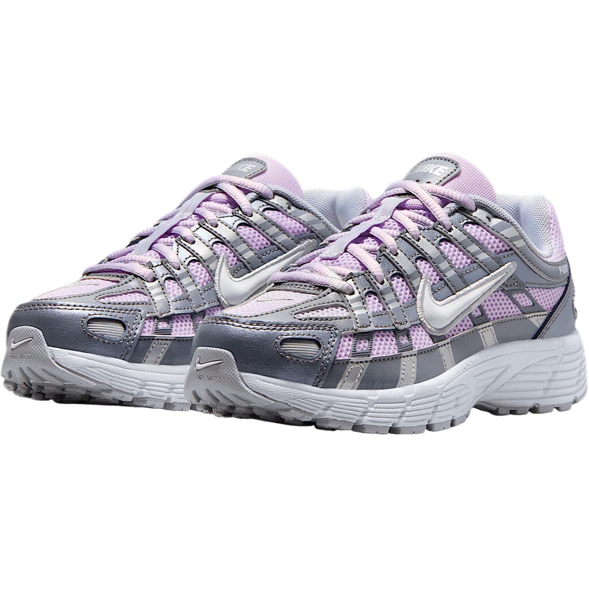 Кроссовки Nike P 6000 Low Топ Детская Беговая Обувь Серый Розовый Малыш - изображение 3